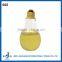 High quality wholesale 420ML glass light bulb jar with the gold lid for honey