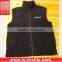 China clothing factory direct wholesale personalized womens sleeveless 280gsm work fleece vest with Zip-close pockets(LCTU0056)