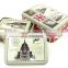 High End Printed Rectangular Cookie Gift Tin Can