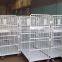 rolling metal storage cage
