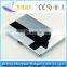 Custom logo metal novelty square portable business credit card holder