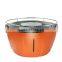 Outdoor stainless steel battery operated no smoke bbq charcoal grill kitchen machine