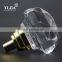 Hardware Fittings Wardrobe Handles Zinc Gold Finish Cabinet Glass Knob