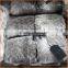 New Fashion Wolf Faux Fur With Microfiber Minky Backside Throw For Sofas