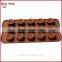 BT0075 15 Holes Mini Round Shape Chocolate Mold Round Shape Silicone Bakeware Ice Cube Trays Silicone Chocolate Mold