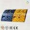 warning reflective flexible rubber speed bumper