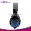 gaming headphone real voice headset with led light microphone for computer gaming headphone with mic for PC game