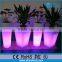 bar/party/event decorative rgb color changed illuminated solar led plastic plant pots