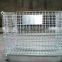 Collapsible wire box/Stackable Warehouse Storage Metal Basket/Wire Mesh Box/Collapsible Warehouse pallet