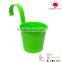 Galvanized Iron Powder Coating Hanging Flowerpot