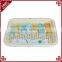 Wholesales beautiful plastic hand basket for storage hotel toiletries clean tool