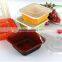 Disposable plastic square food container