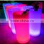 Outdoor waterproof led private party ice bucket with rechargeable battery