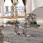 C313 Modern design dining room tempered glass coffee table