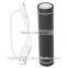2200mAh mini portable USB power bank cable included