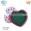Artificial Rose Buds Foam Flower Heart Shaped Gift Box With Floral Foam