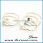 Single Bangle Wholesale Fashion Jewelry Wire Gemstone Bracelet