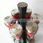3oz clear glass round spice jars set chrome plated flip cap