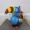 Custom fashion home decor iron woodpecker statue