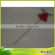 Garden decoration plastic and bamboo round decorative floral sticks