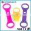 Two side round Easy operation silicone phone card hang holder for all phone models