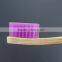 healthy care type bamboo toothbrush single eco friendly packing toothbrush