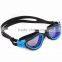 2015 New Panoramic Silicone Adult Swimming Goggles in Blue Lens(CF-7202)