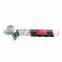 Y02009 Wholesale adjustable spanner with rubber handle
