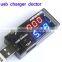 2016 hot USB Charger Doctor Current Voltage Charging Detector battery Voltmeter Ammeter