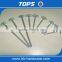 9G electro galvanized roofing nail with umbrella head