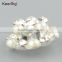 Vogue hotsale flower rhinestone pearl button pins for garments WBK-1484