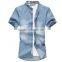 2015 new men slim casual short sleeve shirt,men casual floral printing shirt,fancy casual shirt