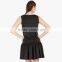 black easy casual women summer dress custom made
