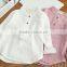 2-7 years Wholesale 2017 New Girls Shirt Autumn Long Sleeve Fashion Cotton Linen Girls Blouses