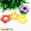 EU Standard Colorful Flower Shape Infant Teething Pendant Baby Teether