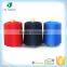 Colored 100 polyester spun yarn 30/1 for Fabric knitting