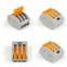 WAGO 222-413 Universal Compact Wire Wiring Connector 3 pin Conductor Terminal