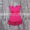 Yawoo 2017 flutterl sleeve cotton tassels summer dresses latest children frocks designs