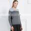 2015 High Quality Luxurious Women Knitted Crew Neck Cashmere Sweater