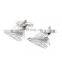 Novelty airplane metal popular cufflinks for men jewelry