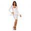 long sleeve Sexy Night Clubwear Tight Transparent Jumpsuits For Women
