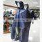 100% waterproof pvc polyester rain poncho plus with custom logo