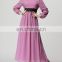 High quality new fashion women muslim long dress chiffon