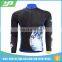 Digital printing sublimation cycling jersey blank short sleeve custom cycling clothing