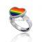 Fashion new model gay pride jewelry boys ring for sale