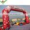 Christmas decoration theme run race inflatable arch