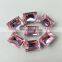 Special Color Rose Crystal Rectangle Fancy Loose Stone Bead