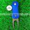 2017 in stock automatic golf divot tool & switch blade blank golf pitch fork