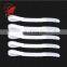 Reusable nylon P shape cable  tie sticky magic tape with logo printed