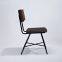 2020 hot sell room chair dining  chair with walnut  and genuice leather